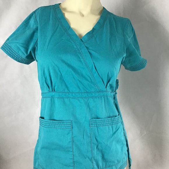 koi Tops - KOI By Kathy Peterson Scrub Top Size S Medical z6